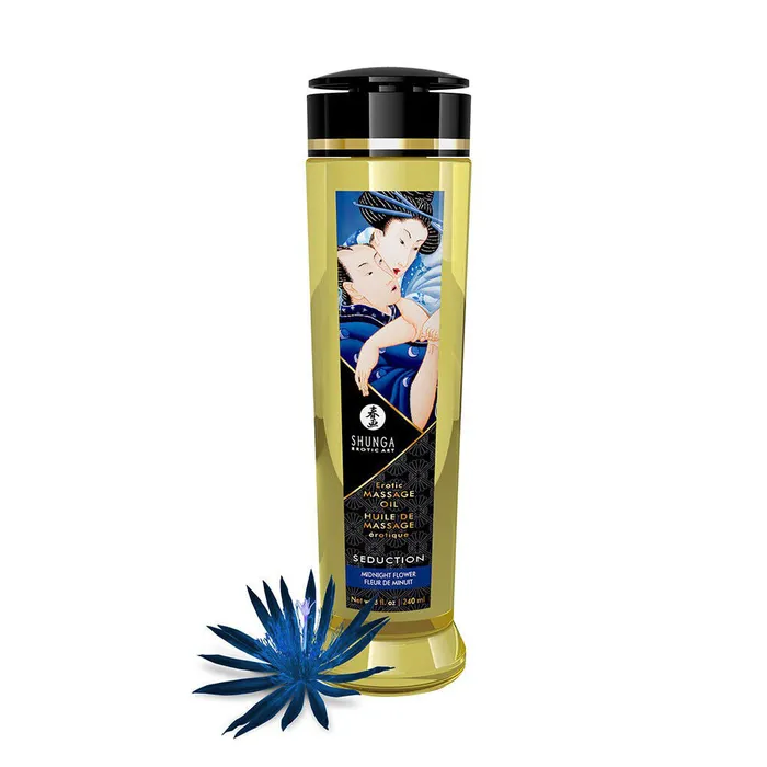 Couples Shunga Shunga Seduction Midnight Flower Oil for Erotic Massage 240 ml