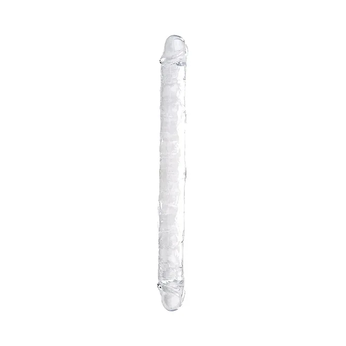 Dildos Loving Joy Loving Joy 18 Inch Double Ended Dildo Clear