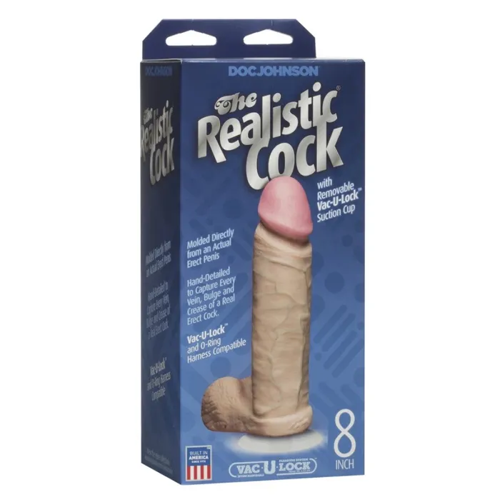 Dildos The Realistic Cock 8 Dildo Vanilla Doc Johnson