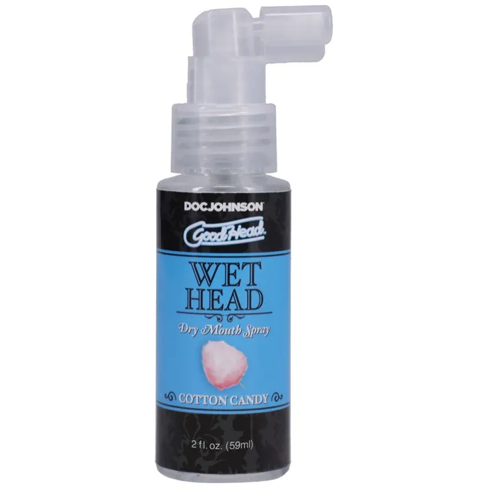 Doc Johnson Enhancers GoodHead Wet Head Dry Mouth Spray Cotton Candy