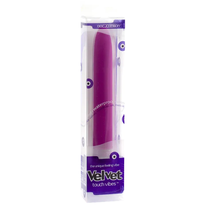 Doc Johnson Vibrators VELVET TOUCH VIBE MAGENTA