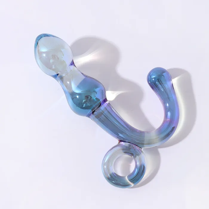  Dualpurpose glass Gspot dildo Dildos