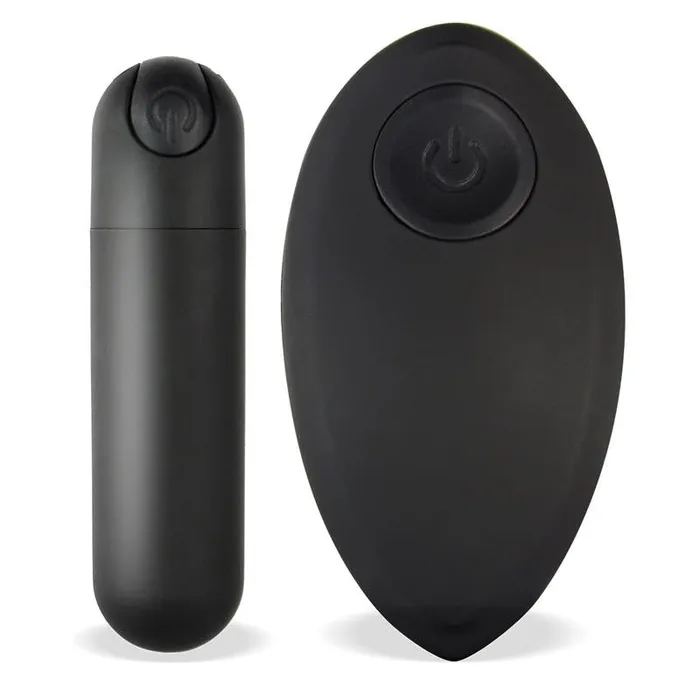 Female Sex Toys Black White Buller Remote Control Rechargeable Bullet Vibrator