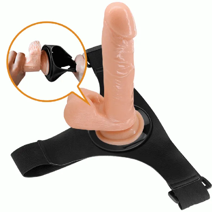 Female Sex Toys Pretty Love Tom Strapon Set with Vacuum Grip Realistic Dildo