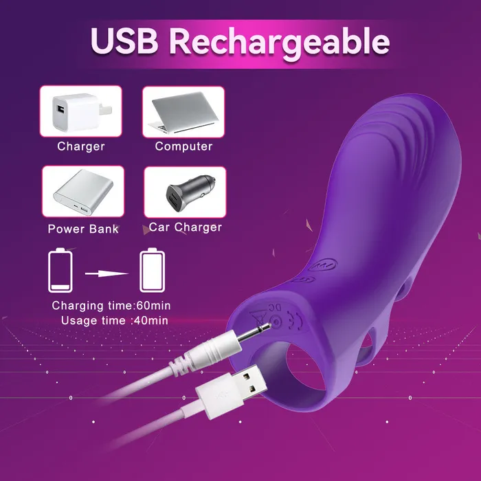 Female Sex Toys STS Thumb Vibrator G spot Finger dildo