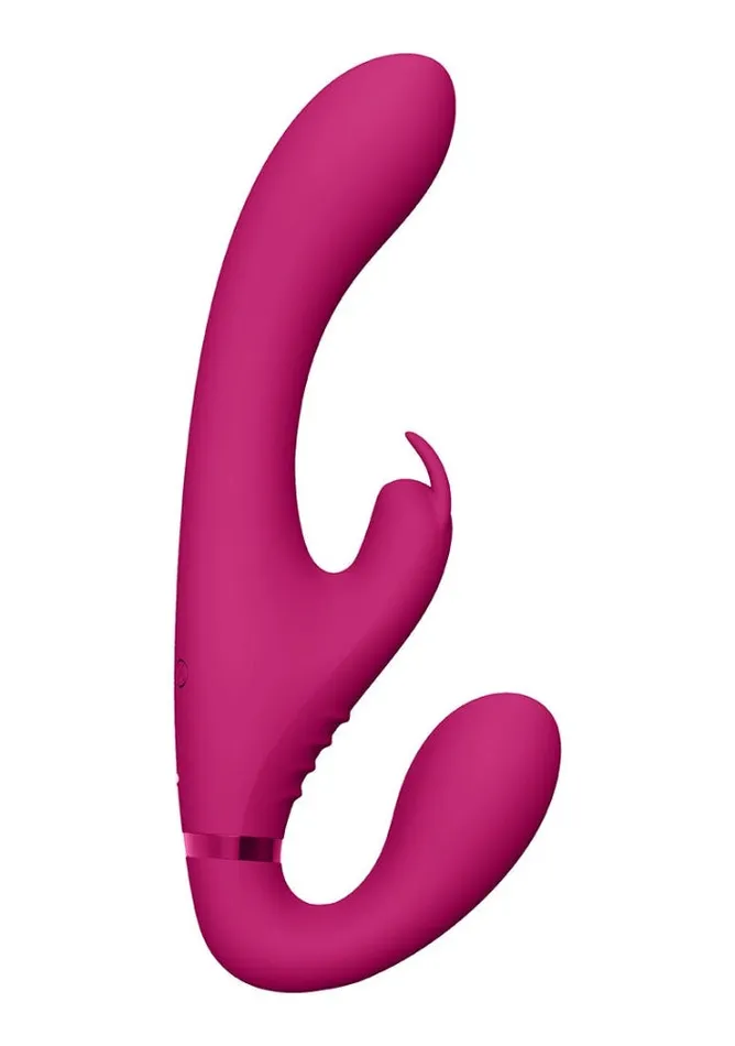 Female Sex Toys Vive Suki Strapless StrapOn Rabbit Vibrator Shots Toys