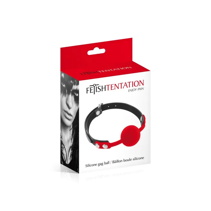 Fetish Tentation Fetish Tentation Silicone Ball Gag Red Anal