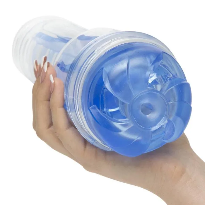 Fleshlight Male Sex Toys Original Fleshlight Turbo Thrust Blue Ice masturbator