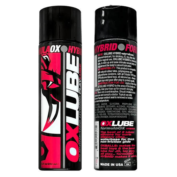 FormulaOX HYBRID OXLube 85 oz OXBALLS Vibrators