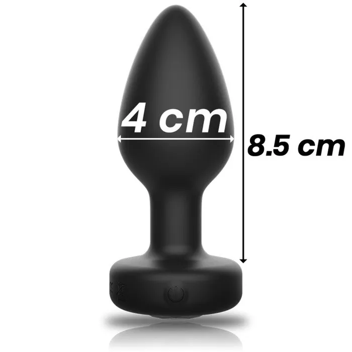 Ibiza Vibrating Jewel Butt Plug with Remote Size L Ibiza Male Sex Toys