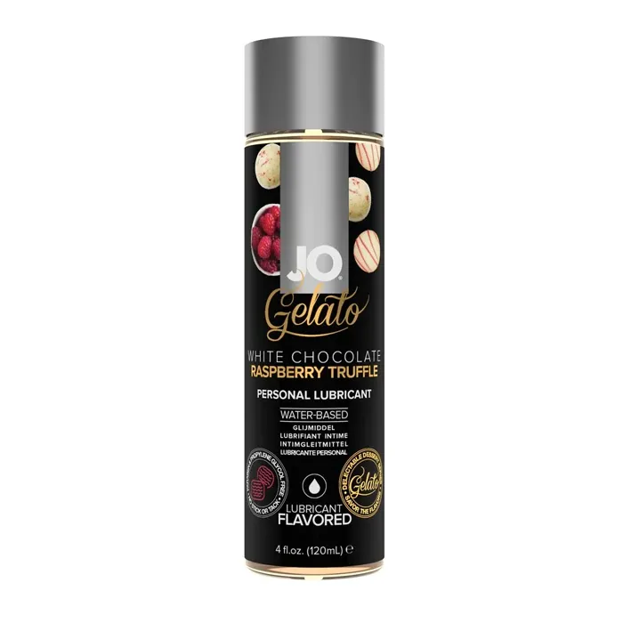 JO Gelato White Chocolate Raspberry Truffle 1oz JO Lubricants Vibrators