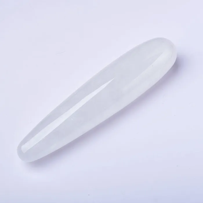 Large white transparent crystal dildo Dildos