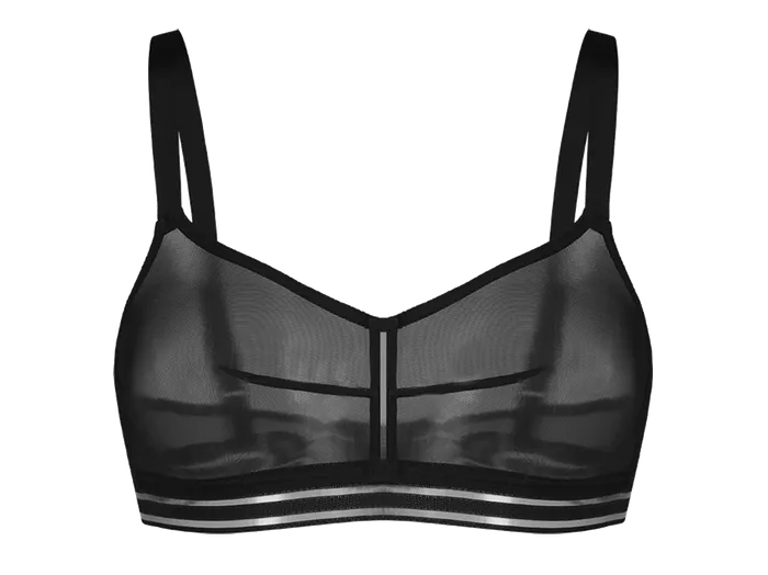 Le Pop Lingerie Opaak Essence Line Diane Bralette Black Anal