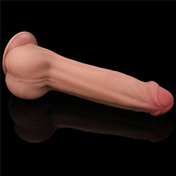 Love Toy Dildos Large Realistic Double Layer SlidingSkin Dong 115 Dildo