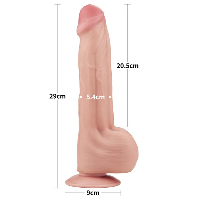 Love Toy Dildos Large Realistic Double Layer SlidingSkin Dong 115 Dildo