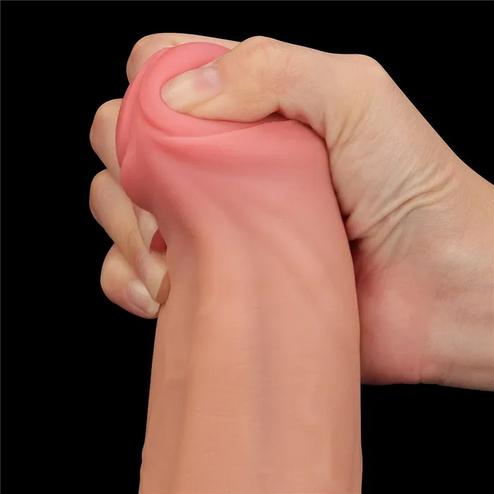 Love Toy Dildos Large Realistic Double Layer SlidingSkin Dong 115 Dildo