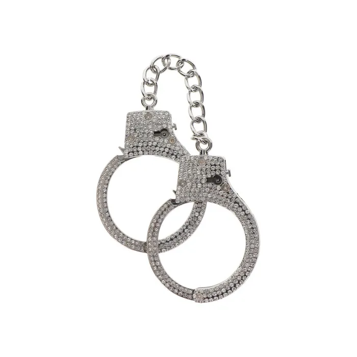 Luxury Metal Handcuffs Diamond Cuffs Silver Taboom Couples