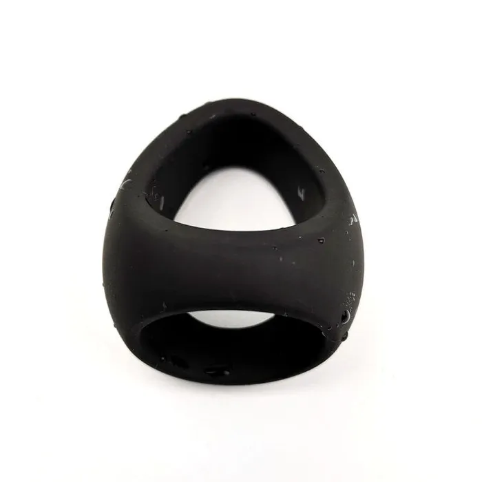 Male Sex Toys Extasy Tear Drop Liquid Silicone Cock ring Black