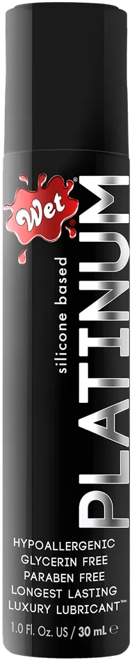 Male Sex Toys Wet WET Platinum Silicone Lubricant 1 Fl oz30mL