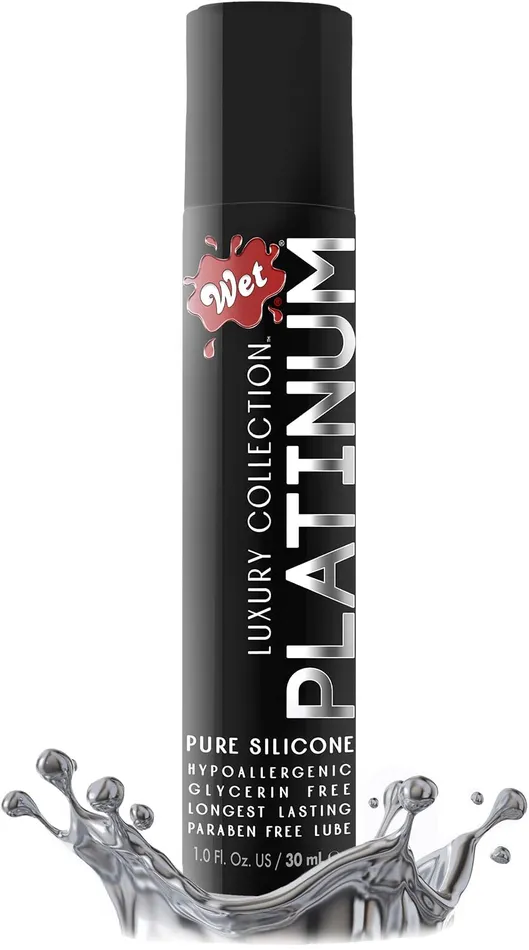 Male Sex Toys Wet WET Platinum Silicone Lubricant 1 Fl oz30mL