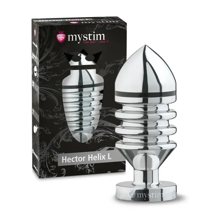 MyStim Hector Helix Large Aluminium Butt Plug MyStim Anal