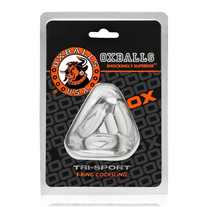 OXBALLS Anal TRISPORT cocksling CLEAR