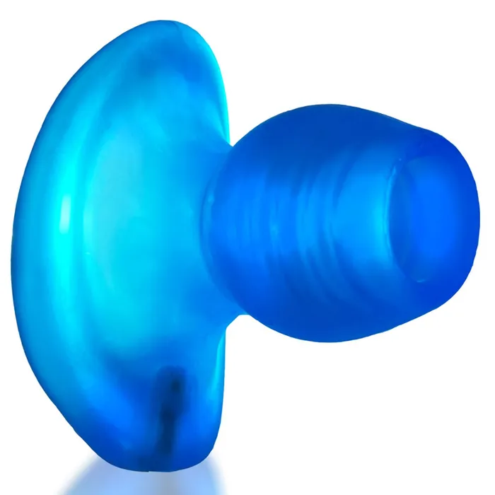 Oxballs Female Sex Toys Oxballs Glowhole 2 Hollow Buttplug With LED Insert Blue Morph Large