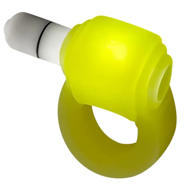 OXBALLS Male Sex Toys GLOWDICK cockring with LED YELLOW ICE