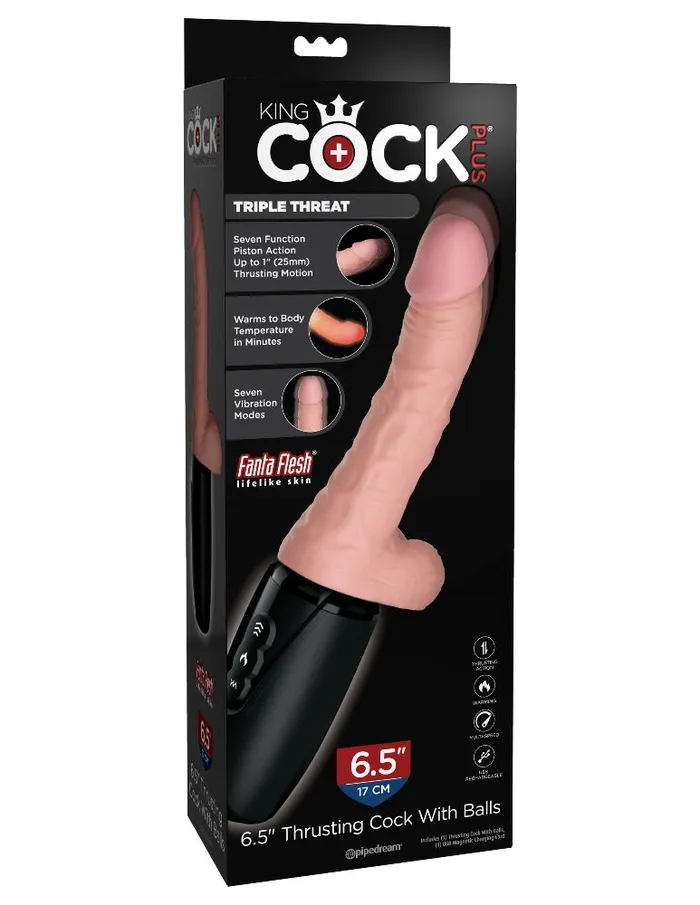 PipeDream Dildos King Cock Plus 65 Thrusting Cock