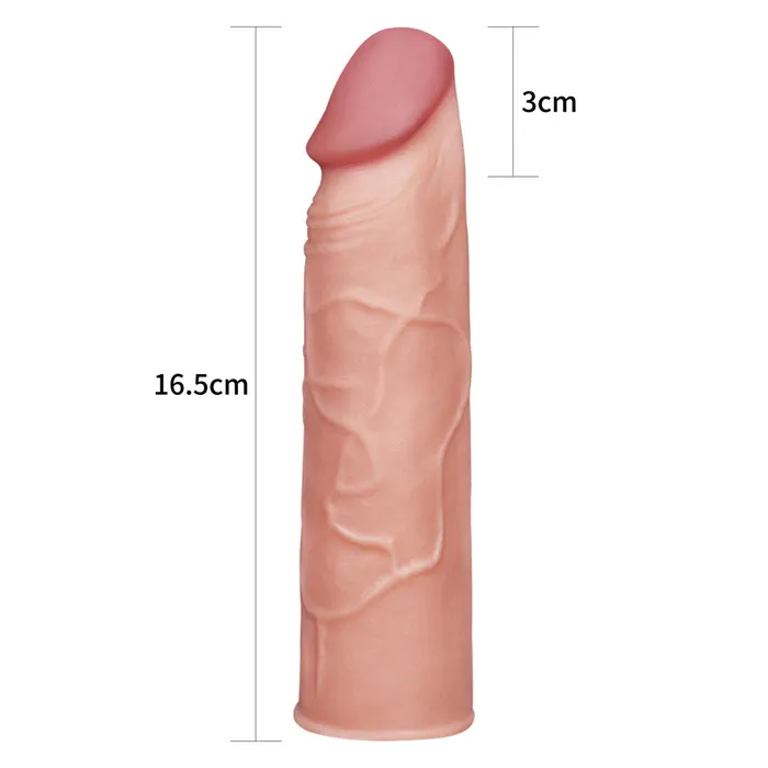 Pleasure Extender 1 Cyber Skin Realistic Penis Extender Love Toy Male Sex Toys