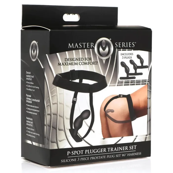 Prostate Stimulators Belt PSpot Plugger Set of 3 pcs XR Brands Anal