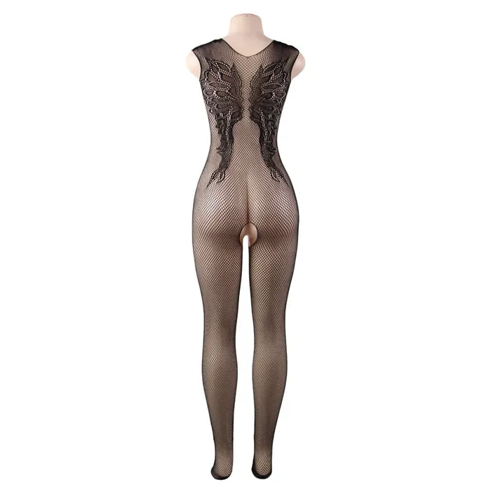 QLingerie Exciting Crotchless Bodysuit QLingerie Teddies And Bodies