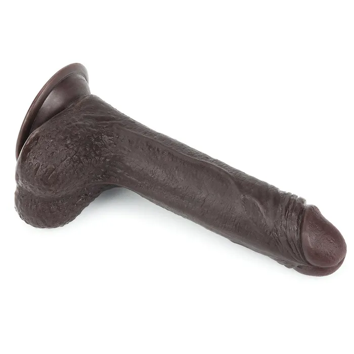 Realistic Double Layer Cyber Skin SlidingSkin Dong 7 Brown Love Toy Dildos