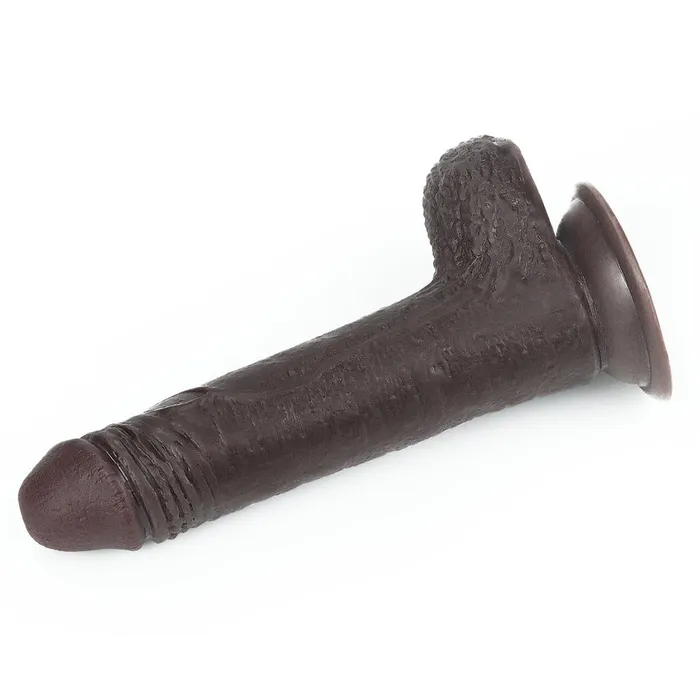 Realistic Double Layer Cyber Skin SlidingSkin Dong 7 Brown Love Toy Dildos