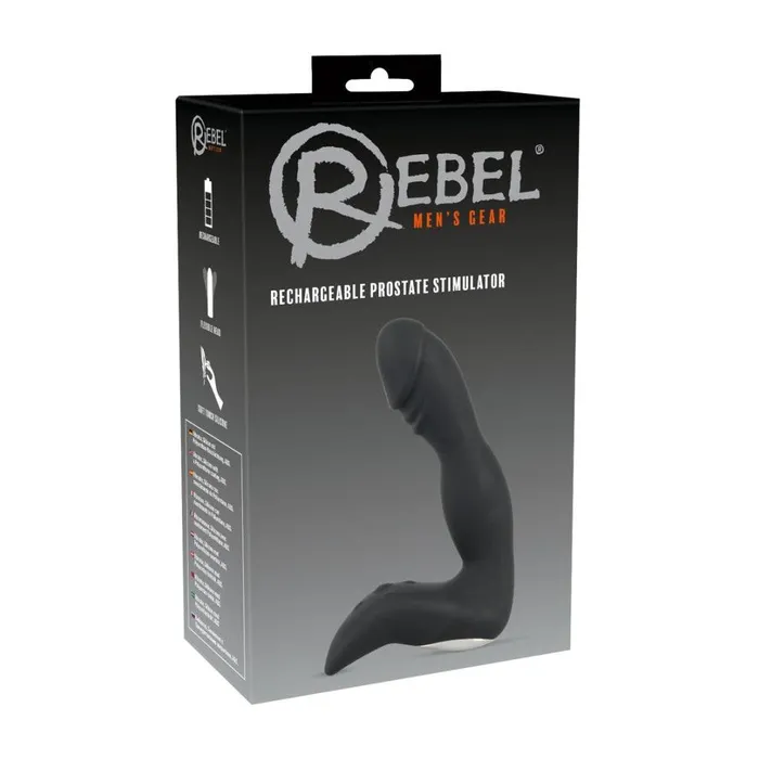 REBEL MENS GEAR RECHARGEABLE PROSTATE STIMULATOR Rebel Male Sex Toys