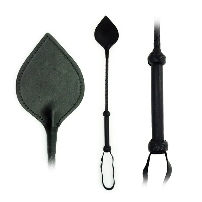 Restraints Fetissimo Riding Crop Spade Leather 18in