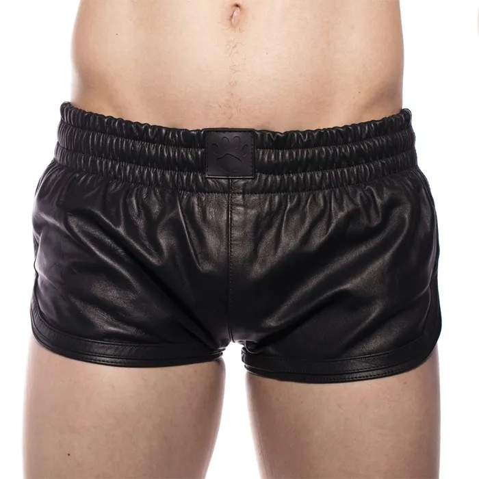 Restraints Prowler Red Prowler RED Leather Sports Shorts Black Small