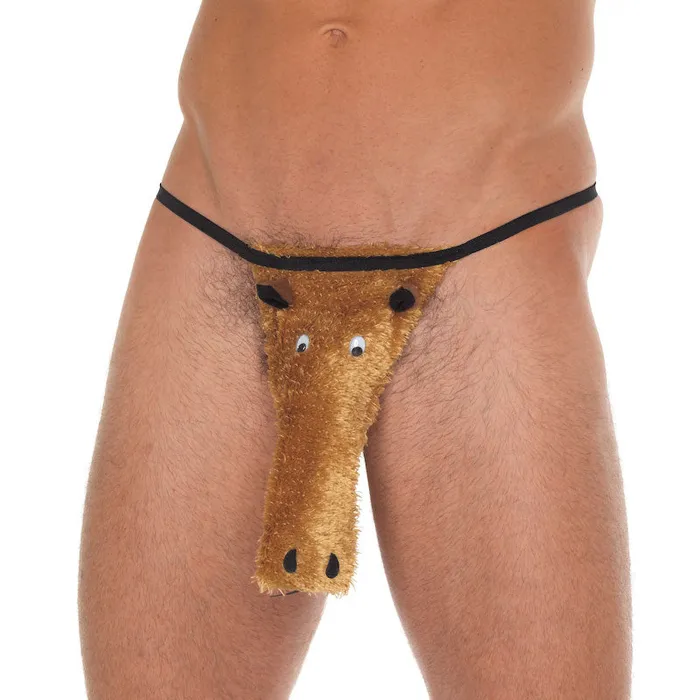 Rimba Vibrators Brown Horse Novelty GString