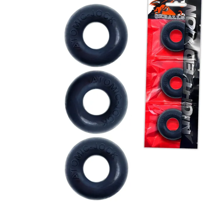 RINGER cockring 3pack PLUSSILICONE special edition NIGHT OXBALLS Male Sex Toys