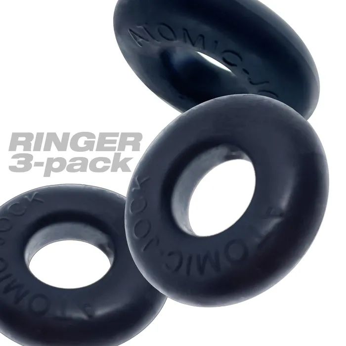 RINGER cockring 3pack PLUSSILICONE special edition NIGHT OXBALLS Male Sex Toys