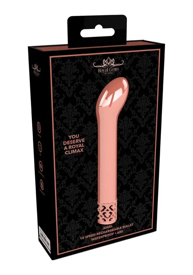 Royal Gems Jewel Rechargeable GSpot Bullet Shots Toys Female Sex Toys