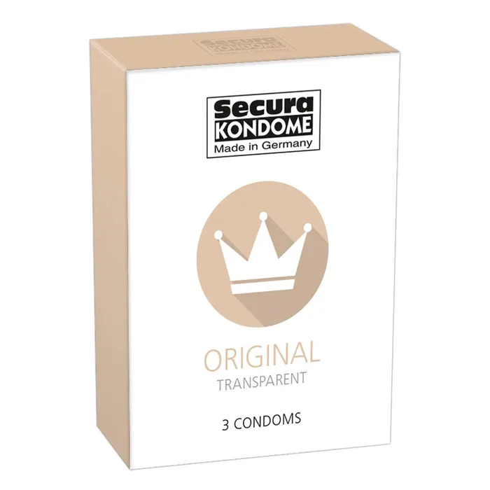 Secura Kondome Original Condoms 3pk Secura Kondome Male Sex Toys