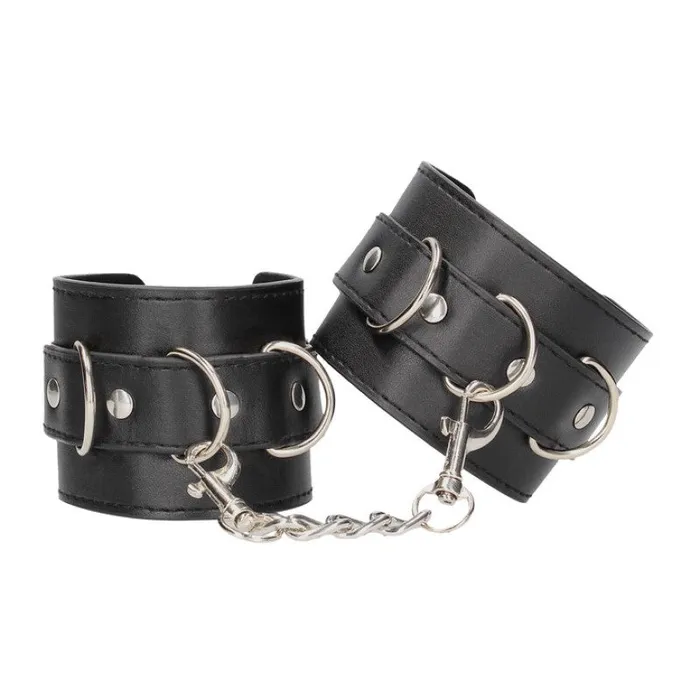 Shots Toys Restraints Ouch Leather Cuffs