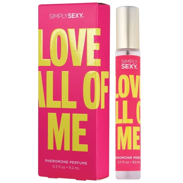 Simply Sexy Vibrators LOVE ALL OF ME Pheromone Infused Perfume Love All Of Me 03oz 92mL