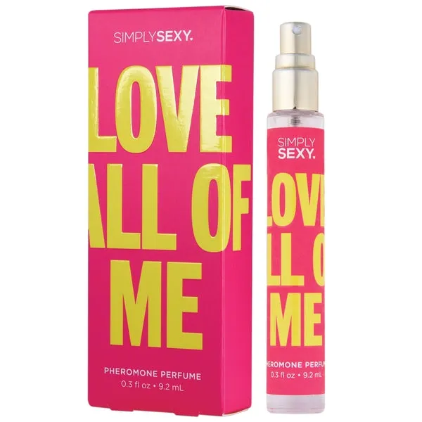 Simply Sexy Vibrators LOVE ALL OF ME Pheromone Infused Perfume Love All Of Me 03oz 92mL