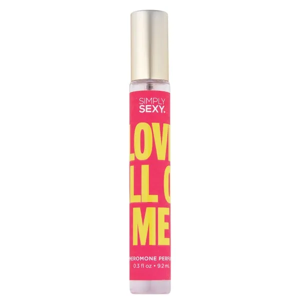 Simply Sexy Vibrators LOVE ALL OF ME Pheromone Infused Perfume Love All Of Me 03oz 92mL