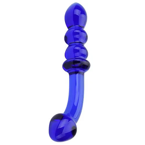 Spectrum Ribbed GSpot Glass Dildo Loving Joy Dildos