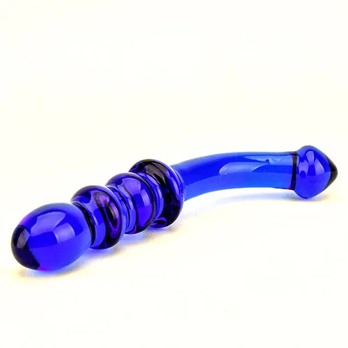 Spectrum Ribbed GSpot Glass Dildo Loving Joy Dildos