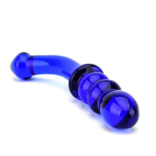 Spectrum Ribbed GSpot Glass Dildo Loving Joy Dildos