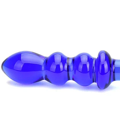 Spectrum Ribbed GSpot Glass Dildo Loving Joy Dildos